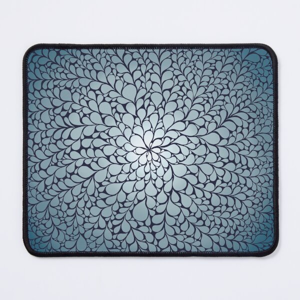 Item preview, Meditative Design of Droplets in Spring Lake Blue Glow designed and sold by nabeArtist.