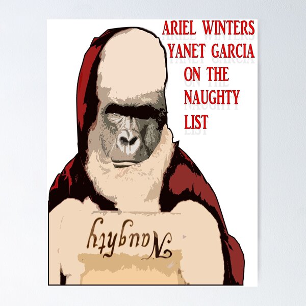 Item preview, Harambes naughty list santa shirt designed and sold by earlstevens.