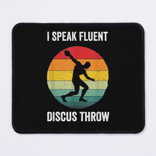 Item preview, I Speak Fluent Discus Throw Vintage Disc Track Field Gift  designed and sold by bar0zysbertha.