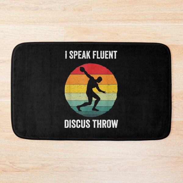 Item preview, I Speak Fluent Discus Throw Vintage Disc Track Field Gift  designed and sold by bar0zysbertha.