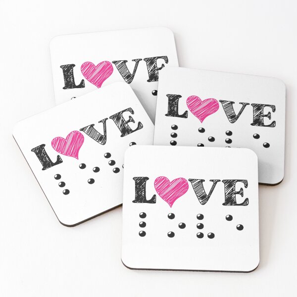Item preview, Love Is Blind Braille - Heart designed and sold by TravelScientist.