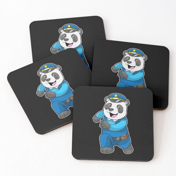 Item preview, Panda as Police officer with Police hat designed and sold by Snabdesign84.