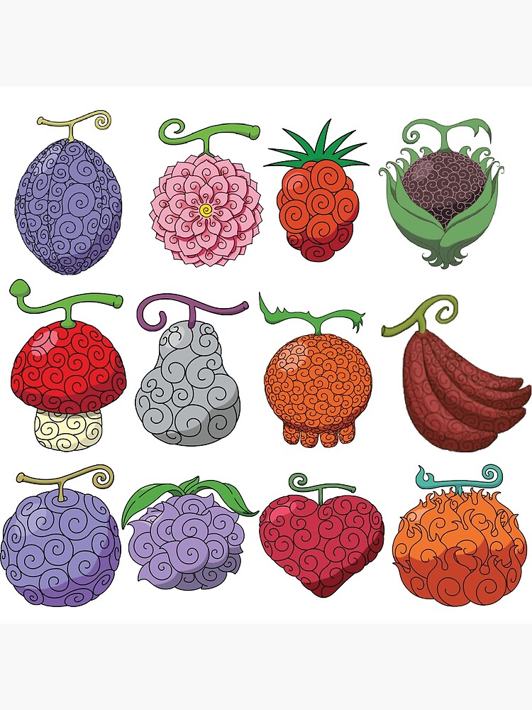 Tableau One Piece Fruits du Démon  Fruit du demon, Photo fruit, Fruits