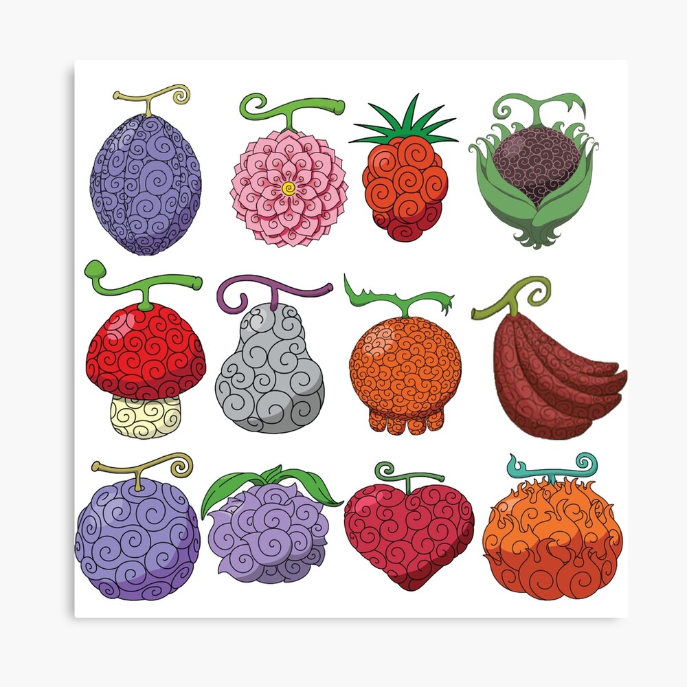 gasha gasha no mi devil fruit Art Board Print for Sale by goldjuliana