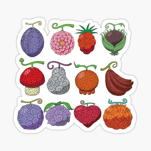 Devil Fruit Stickers for Sale