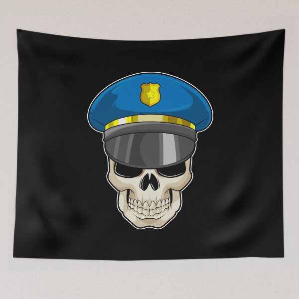 Item preview, Skull Cop Police hat Police designed and sold by Snabdesign84.