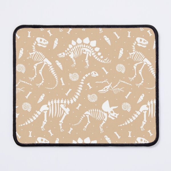 Item preview, Dinosaur Fossils on Taupe designed and sold by latheandquill.