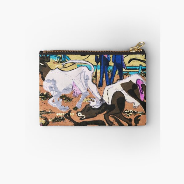 Item preview, Expressionism Painting Cows in Spring (1933) by Ernst Ludwig Kirchner designed and sold by Designedbysm.