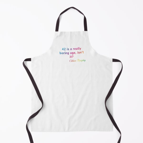 Item preview, Quote. Cillian Murphy: 42 is a really boring age, isn't it? designed and sold by IuriiVlasenko.