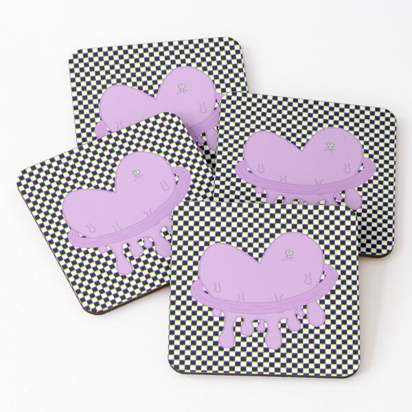 Item preview, Punky heart (purple) designed and sold by albacarballo.