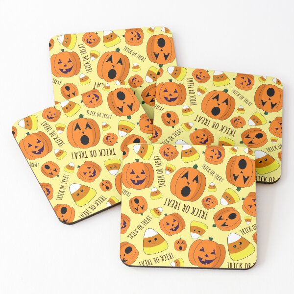 Item preview, Trick or Treat (Yellow) designed and sold by PeaceLoveAndTV.