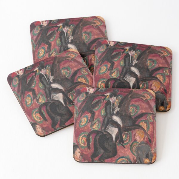 Item preview, Expressionism Painting Ernst Ludwig Kirchner's Circus Rider, Dancers with Castanets (1910–1914) designed and sold by Designedbysm.