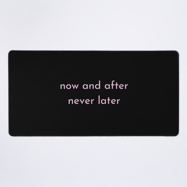 Item preview, now and after never later black and pink designed and sold by LePetitAtelierG.