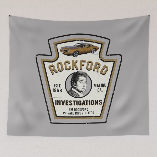 Item preview, Rockford Investigations Emblem designed and sold by Alema Art.