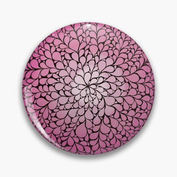 Item preview, Meditative Design of Droplets in Fuchsia Fedora Pink Glow designed and sold by nabeArtist.