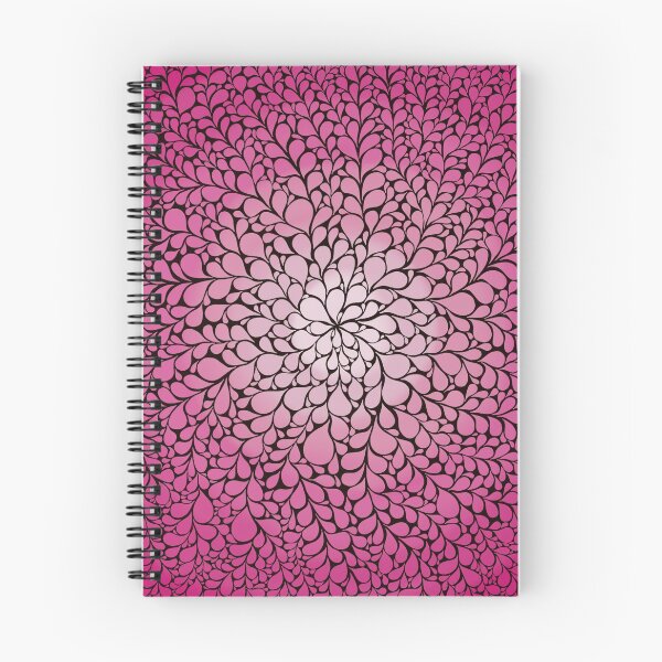 Item preview, Meditative Design of Droplets in Fuchsia Fedora Pink Glow designed and sold by nabeArtist.