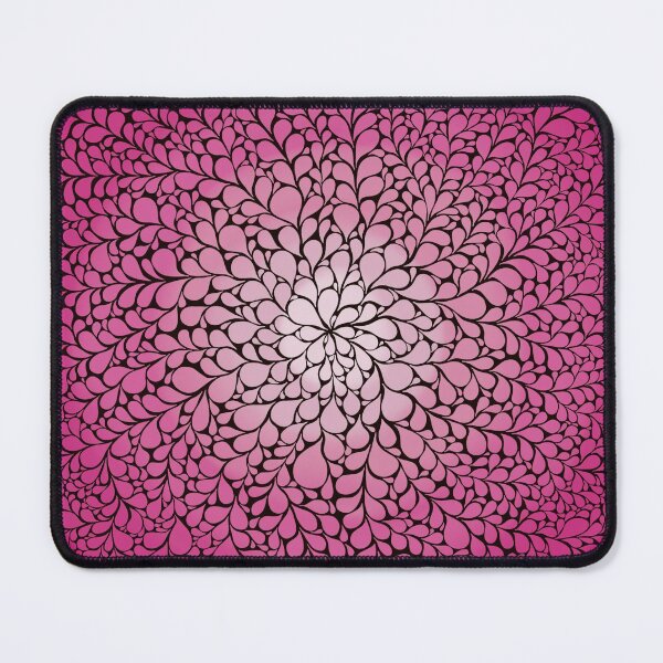 Item preview, Meditative Design of Droplets in Fuchsia Fedora Pink Glow designed and sold by nabeArtist.