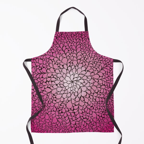 Item preview, Meditative Design of Droplets in Fuchsia Fedora Pink Glow designed and sold by nabeArtist.