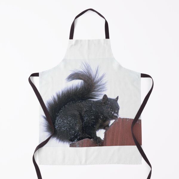 Item preview, Snowy Black Squirrel designed and sold by Bill Spengler's Photographic Thoughts.