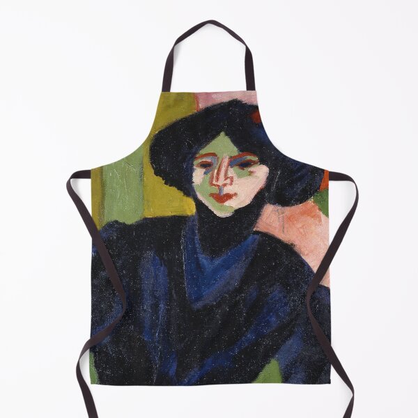 Item preview, Expressionism Painting Ernst Ludwig Kirchner's Portrait of a Woman (1911) designed and sold by Designedbysm.