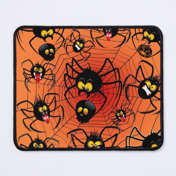 Item preview, Spiders Halloween Funny and Spooky Cartoon Characters  designed and sold by BluedarkArt.