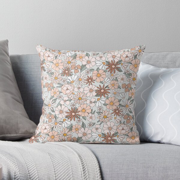 Peach and grey outlet cushions