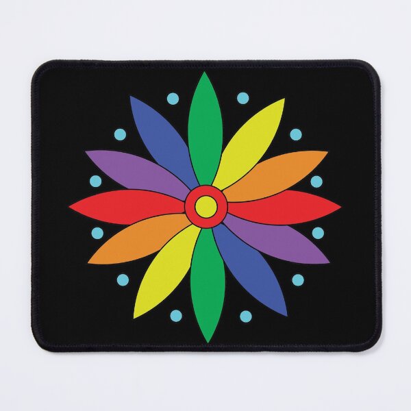 Item preview, Rainbow Flower Mandala designed and sold by Cat Calhoun.