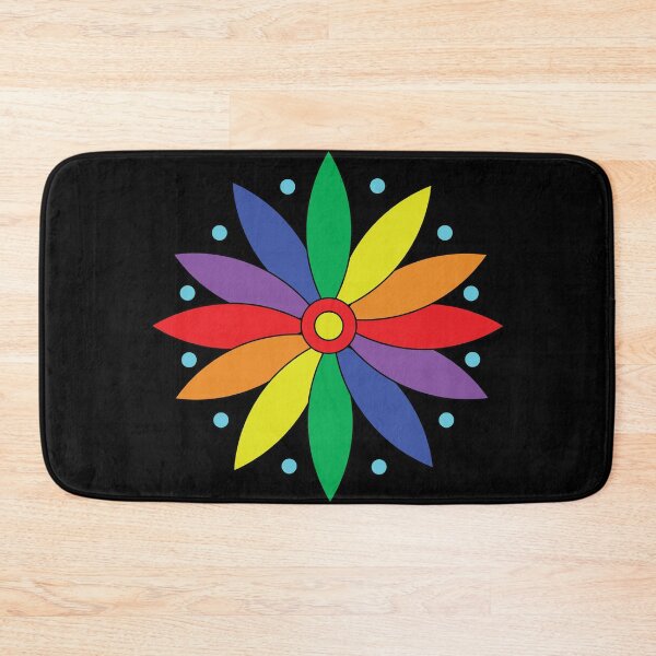 Item preview, Rainbow Flower Mandala designed and sold by Cat Calhoun.