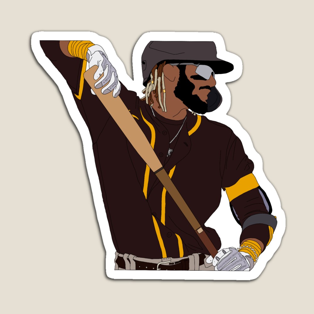 Tatis Jr Jersey Sticker for Sale by cocreations