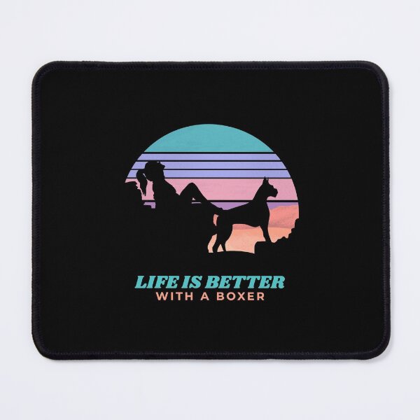Item preview, Life Is Better With A Boxer Retro Gift designed and sold by Guarddogdrive.