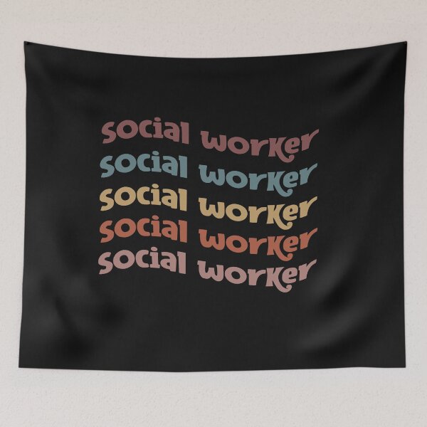 Item preview, Social Worker T-Shirt designed and sold by bestdesigns2020.