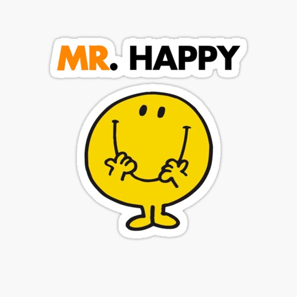 MR.HAPPY Pegatina