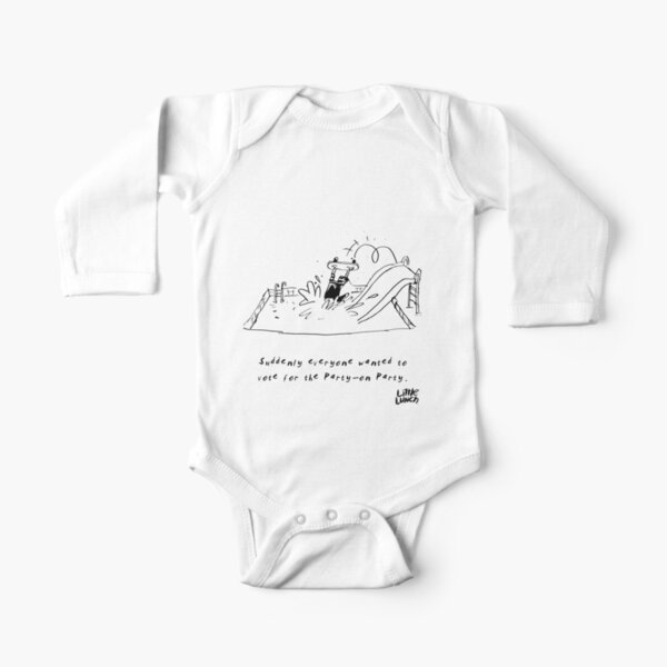 Little Lunch: The Election Long Sleeve Baby One-Piece