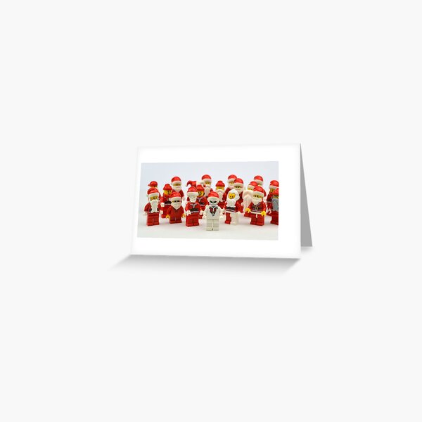 Santa Showdown "There Can Be Only One" Greeting Card