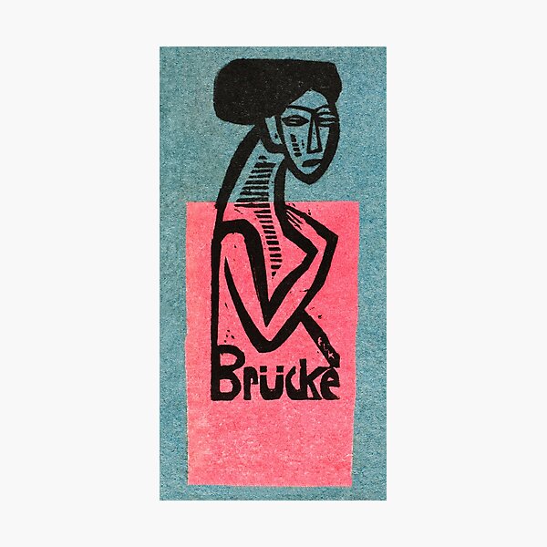 Item preview, Expressionism Art Exhibition of the artist's group Bridge at the Artsalon Fritz Gurlitt (1912) by Ernst Ludwig Kirchner designed and sold by Designedbysm.