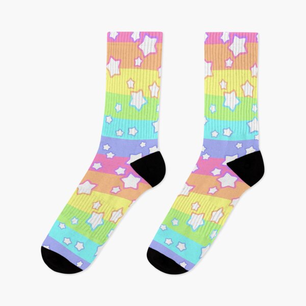 Item preview, rainbow stars designed and sold by cosmoflare.