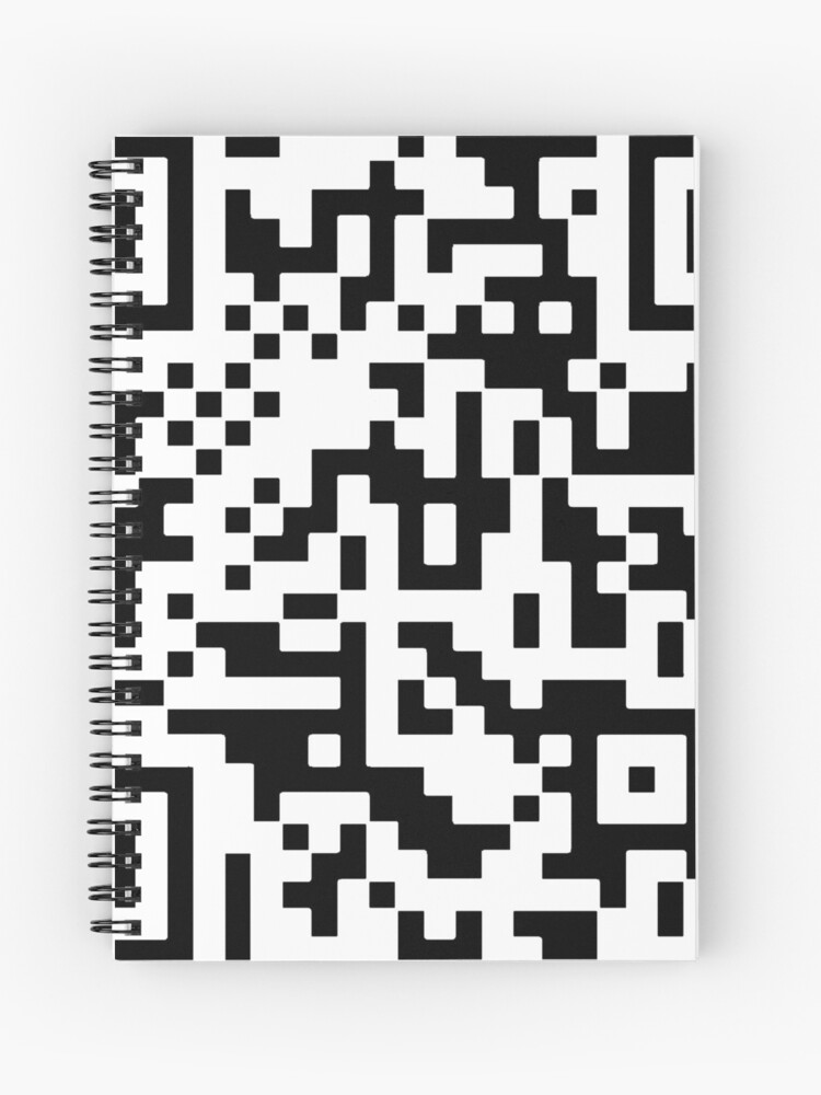 Rick Roll QR Code Sticker