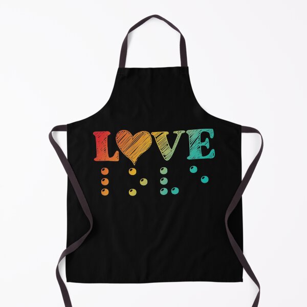 Item preview, Love Is Blind Braille - Rainbow Heart designed and sold by TravelScientist.