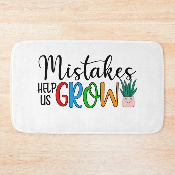 Item preview, Mistakes Help Us Grow For Teacher and Student Inspiration T-Shirt designed and sold by Cooltees4u1.