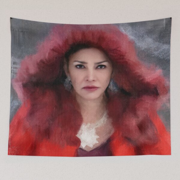 Item preview, Queen in Red Coat for Screaming Firehawks designed and sold by orionlodubyal.