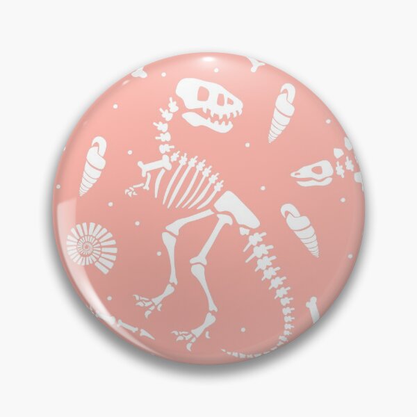 Item preview, Dinosaurs Fossils on Pink designed and sold by latheandquill.