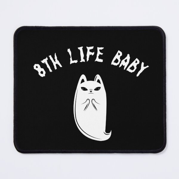 Item preview, 8th Life Baby - Funny, spooky Cat Ghost designed and sold by Theleochick.