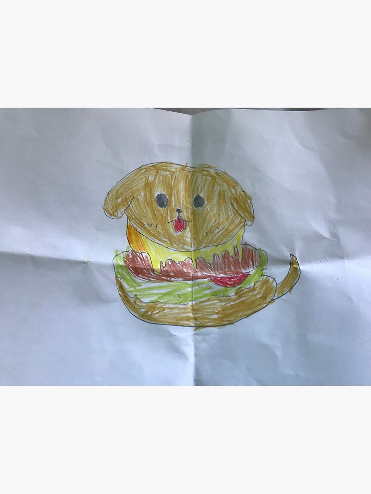 "Cute Hamburger puppy drawing" Poster by 1029479 | Redbubble