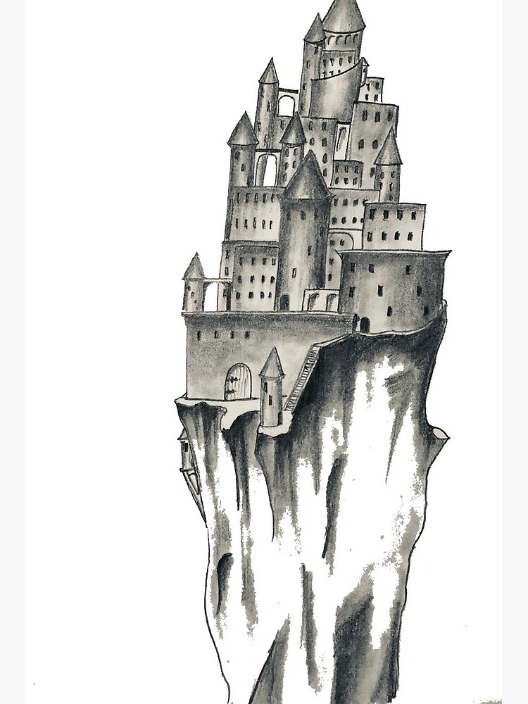 Fantasy Castle Drawing by Shylee Charlton - Pixels