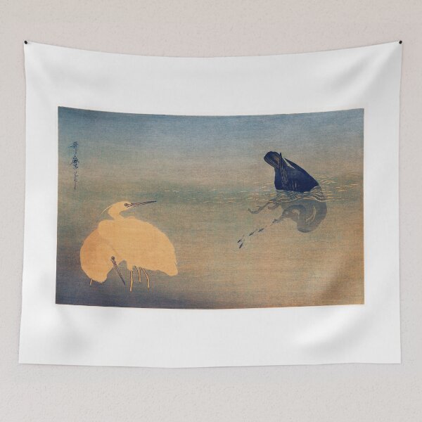 Item preview, U to Shirasagi by Utamaro Kitagawa (1753-1806) designed and sold by BeardedTree.