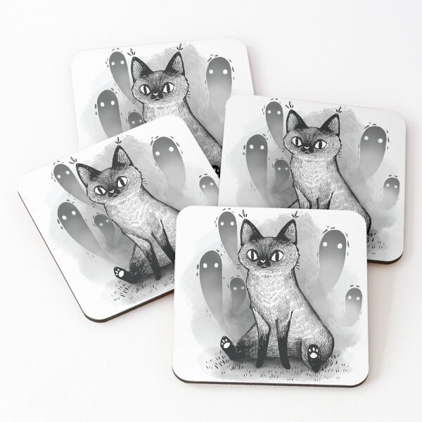 Item preview, Halloween Spooky Cat What? Scary Murderous Black Cat With Knife Gift Premium Art Apparel Essential Motivation Inspiration Joy Mood  Funny Cat Halloween designed and sold by DesignByHeartUK.