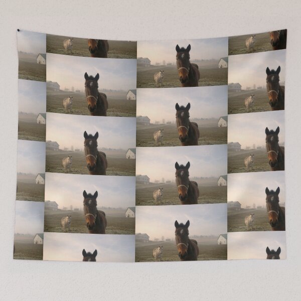 Item preview, "Good Morning" Amish Horses. designed and sold by Billlee.