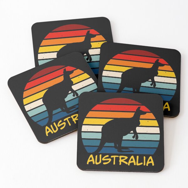 Item preview, Australia Kangaroo Retro designed and sold by ind3finite.