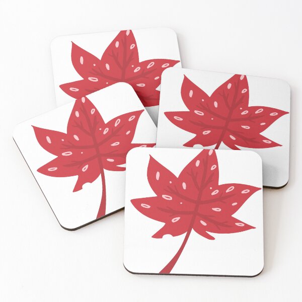 Item preview, Red and Pink Fall Leaf designed and sold by Wanderior.