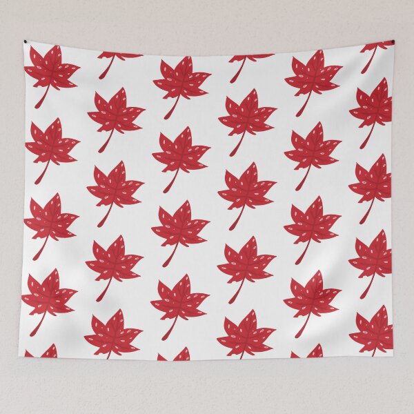 Item preview, Red and Pink Fall Leaf designed and sold by Wanderior.